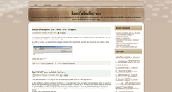 Desktop Screenshot of konfabulieren.com