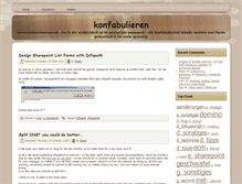 Tablet Screenshot of konfabulieren.com